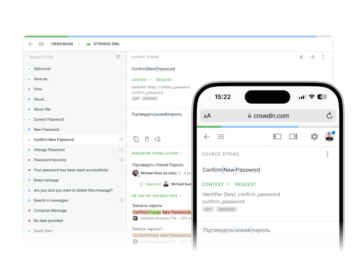 Ilustración icónica de la tecnología en la nube que permite el acceso a proyectos de traducción de cualquier lugar.