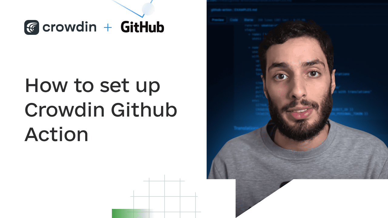 如何设置 Crowdin Github Action