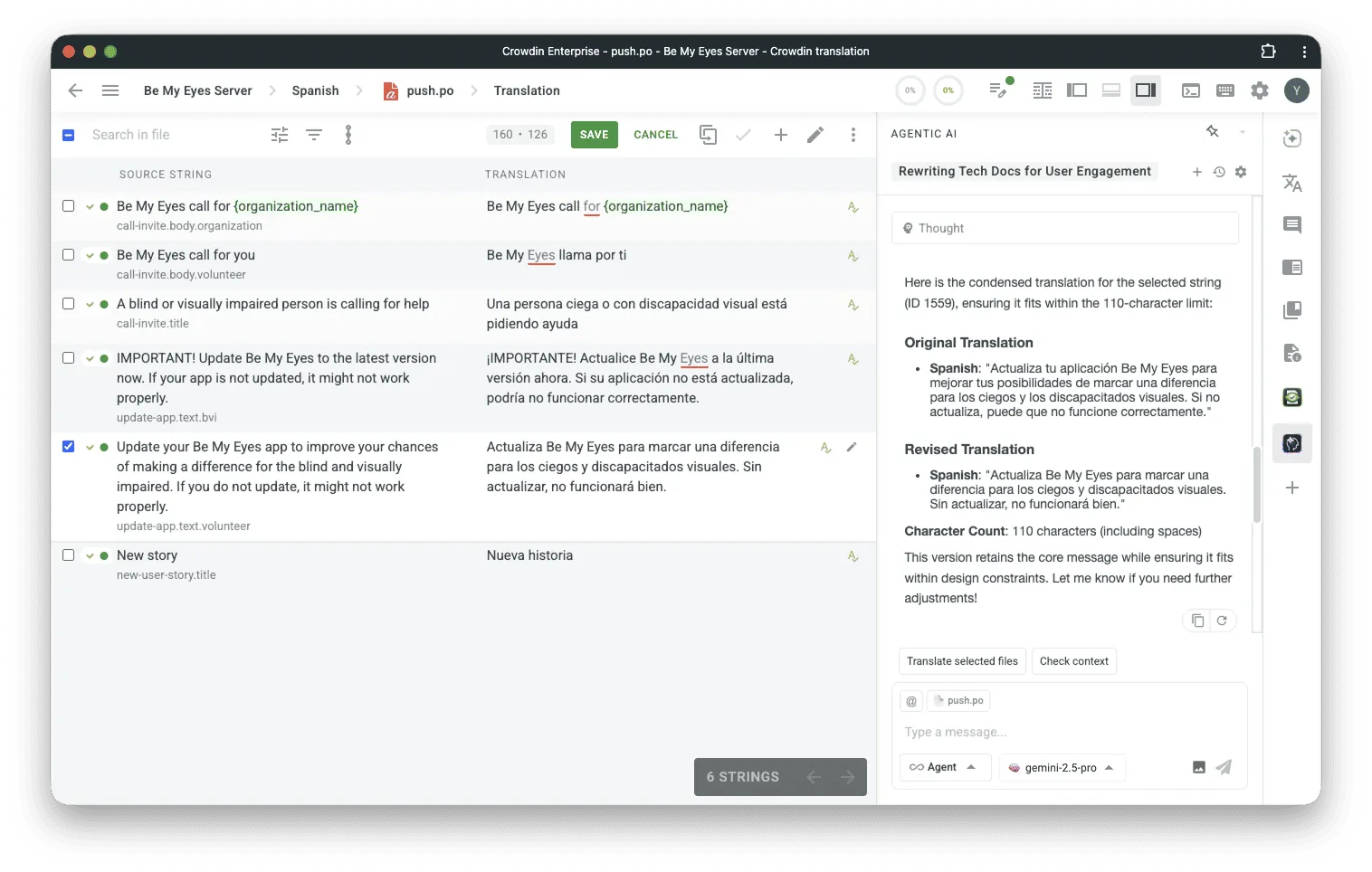 Adjusting string length with advanced prompt for Agentic AI