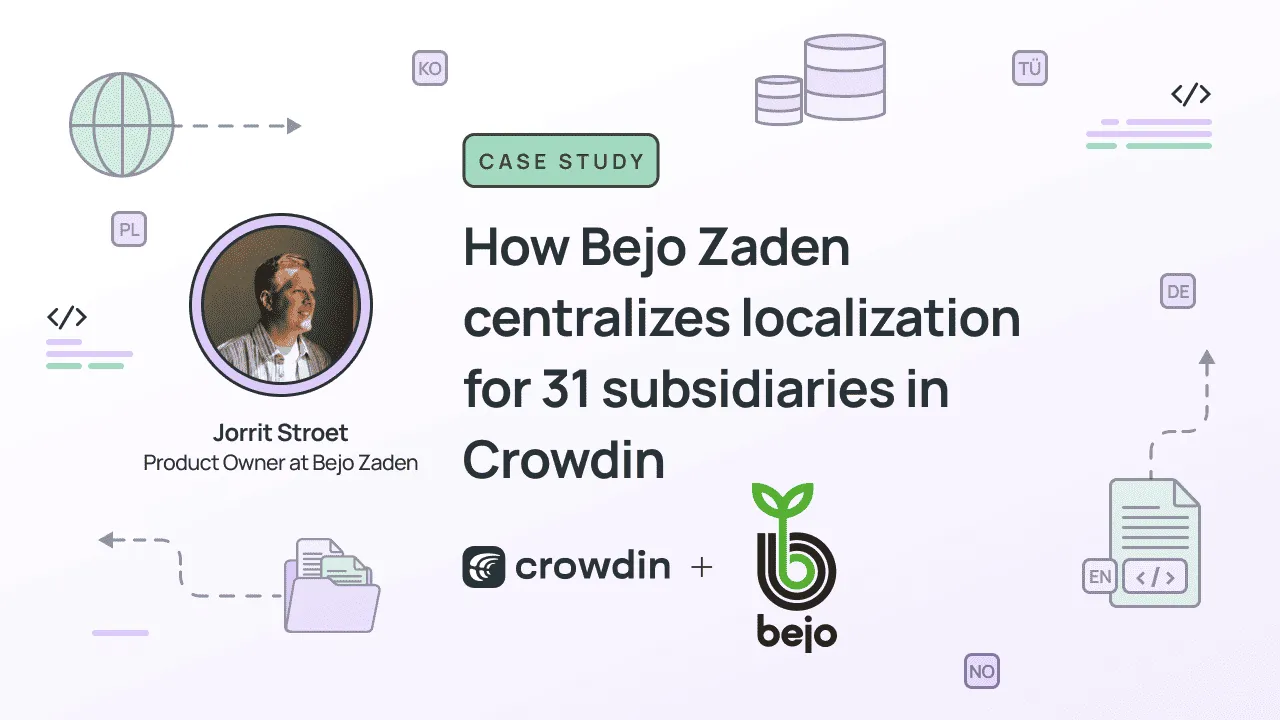 Bejo Zaden localization with Crowdin
