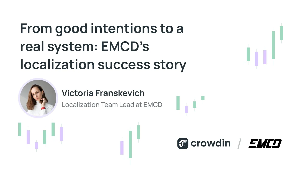 EMCD localization with Crowdin