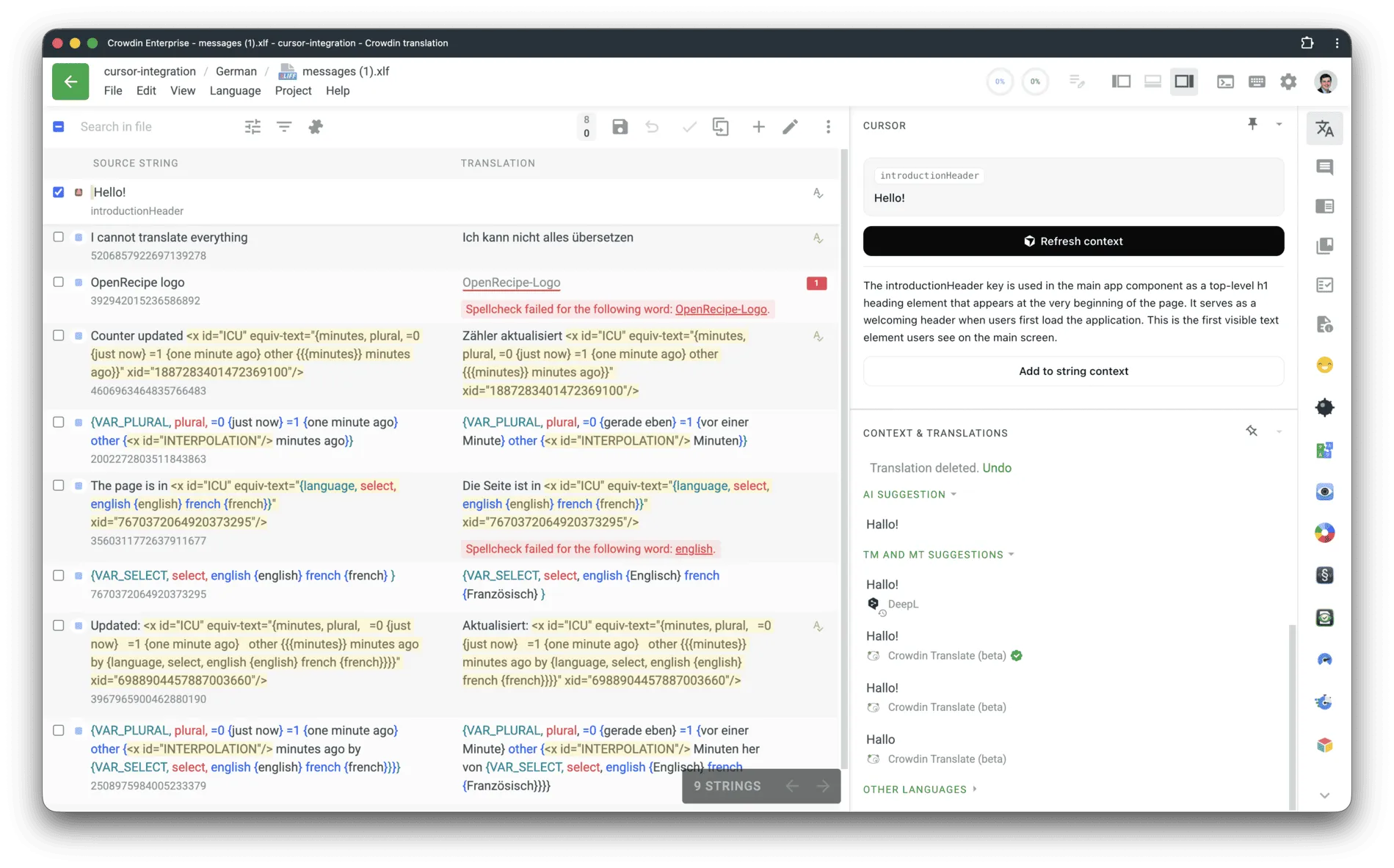 crowdin cursor app