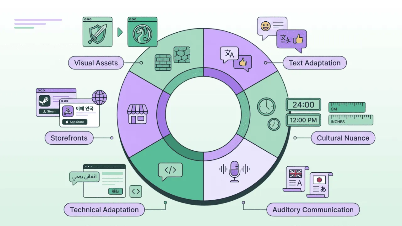 Game localization components