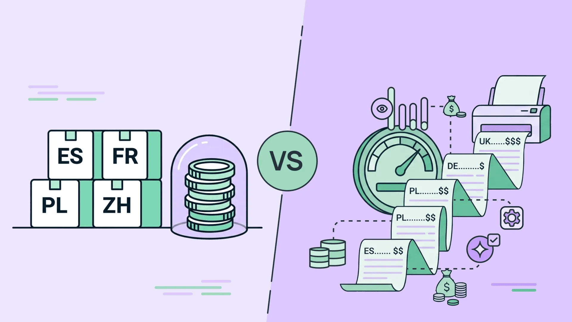 Hosted words vs. Processed words pricing model