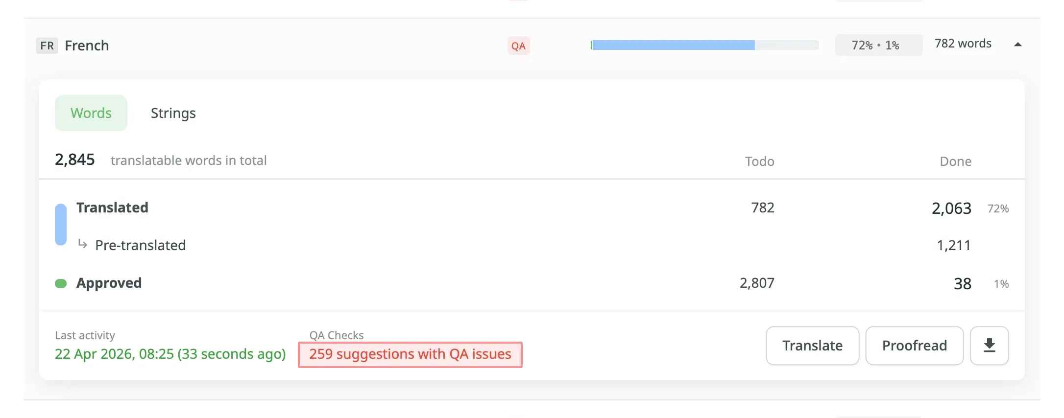 Automated QA checks in Crowdin TMS