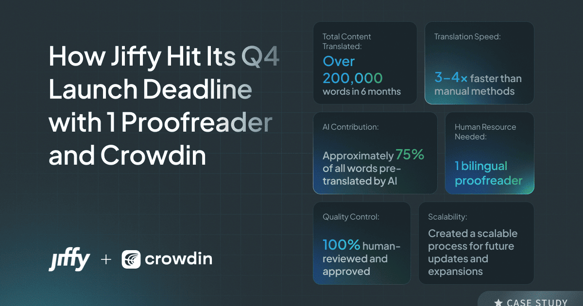 How Jiffy Localized 200k Words with Crowdin AI in 6 Months | Crowdin Blog