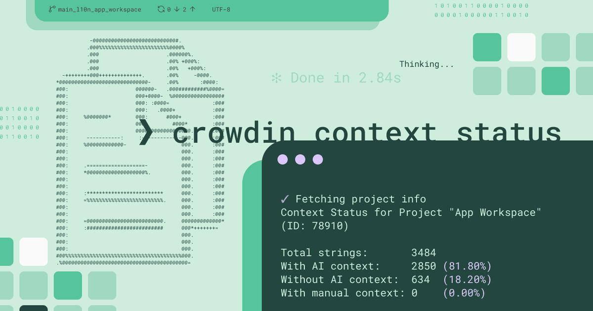 How to automatically generate UI context for i18n keys via CLI ...