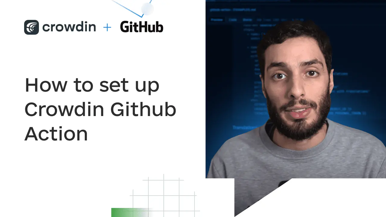 Как настроить действие Crowdin на Github